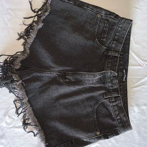 PLT black jean shorts - BRAND NEW